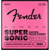 Fender Super 250 Electric Guitar Strings, Nickel Plated Steel, Ball End, 250XS .008-.038(Heavy  12-52)