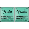 Fender Super 3250 Bullet Electric Guitar Strings, Nickel Plated Steel, Bullet End, 3250L .009-.042(Light 9-42 (Pack of 2))