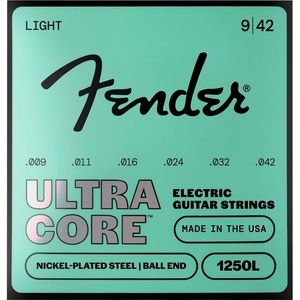 1250 Ultracore Guitar Strings, Nickel Plated Steel, Ball End, 1250R Gauges .010-.046, (6)(1 Pack)