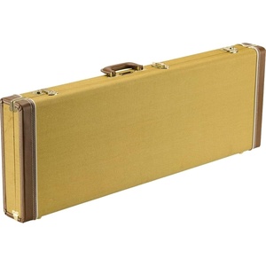 Fender Classic Series Wood Case, Stratocaster/Telecaster, Black(Tweed)