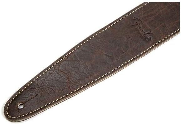 image:imageFender Artisan Crafted Leather Guitar Strap 2in BlackBrown