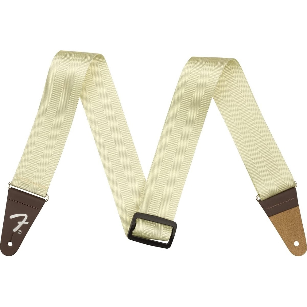 image:imageFender Am Pro Seat Belt Guitar Strap 2in MercuryOlympic White