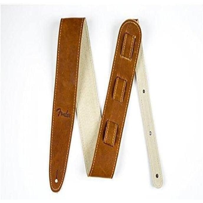 image:imageFender Ball Glove Leather Guitar Strap Guitar Accessories 25in BrownBrown