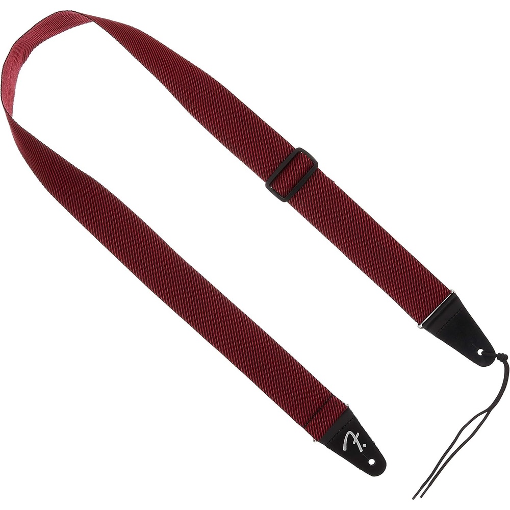 image:imageFender Modern Tweed Guitar Strap 2in GrayBlackRedBlack