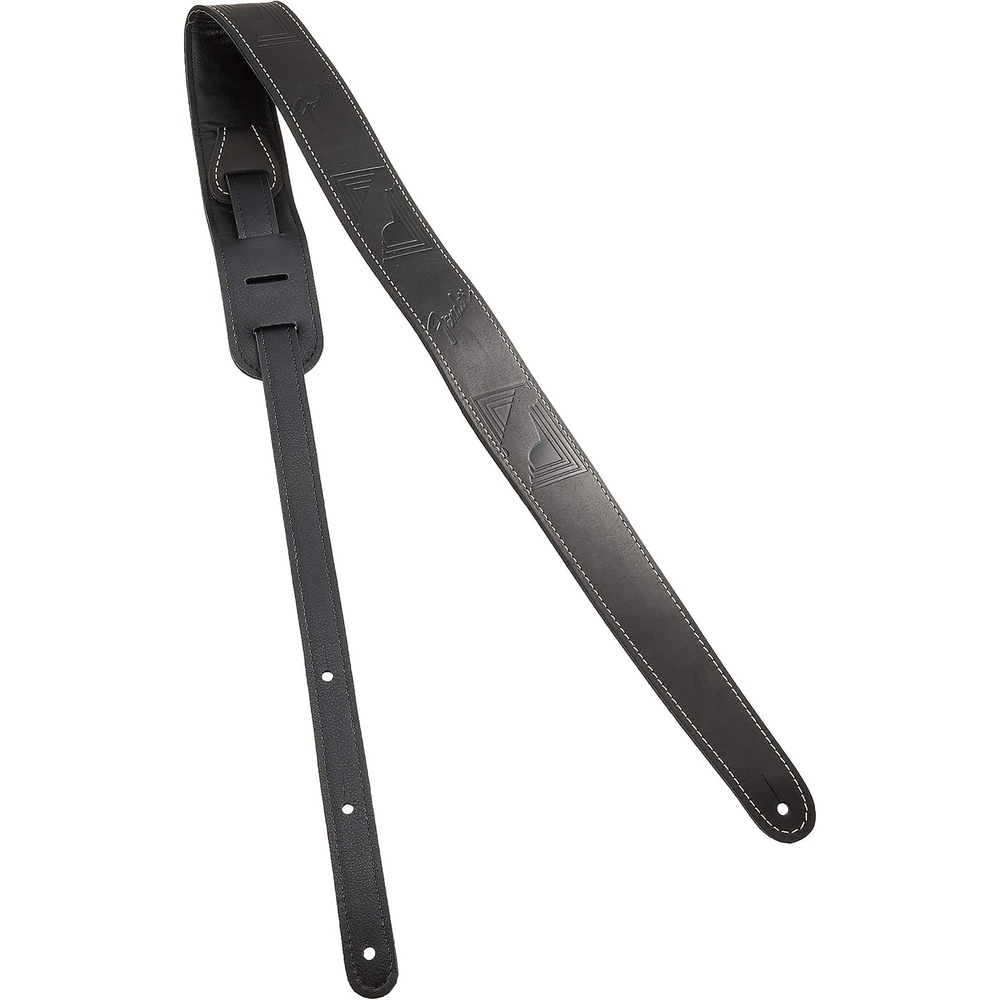 image:imageFender Monogrammed Guitar StrapBlack Leather