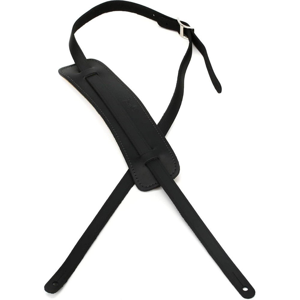 image:imageFender Super Deluxe Vintagestyle Guitar Strap 2in NaturalBlack
