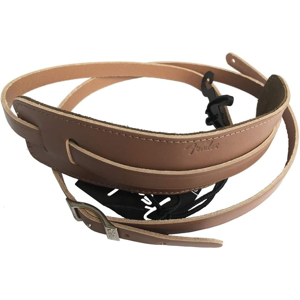 image:imageFender Super Deluxe Vintagestyle Guitar Strap 2in NaturalNatural