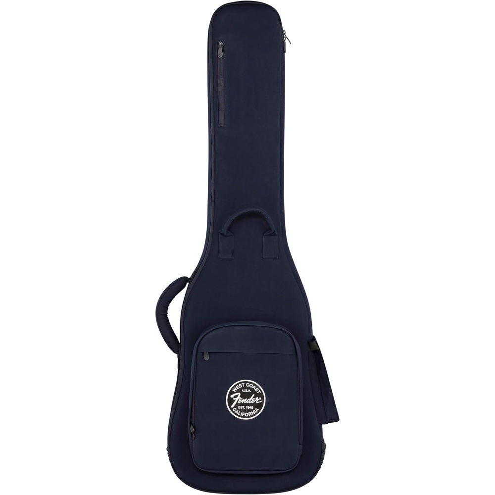 image:imageFender Troubadour Bass Guitar Gig Bag Padded Guitar Case with Ergonomic Backpack Straps WeatherResistant Waxed Canvas with 25mm Padded Protection Professional Travel CaseNavy
