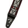 Fender 2″ Pasadena Woven Strap(Red Snowflake)