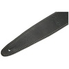 Fender Artisan Crafted Leather Guitar Strap, 2in, Black(Black)