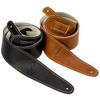 Fender Ball Glove Leather Guitar Strap, Guitar Accessories, 2.5in, Brown(Black)