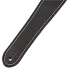 Fender Monogrammed Guitar Strap(Black Leather)