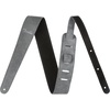 Fender Reversible Suede Guitar Strap, 2in, Gray/Tan(Black/Gray)