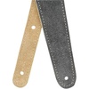 Fender Reversible Suede Guitar Strap, 2in, Gray/Tan(Gray/Tan)
