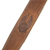 Fender Road Worn Leather Guitar Strap, 2in, Brown(Brown)