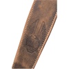 Fender Road Worn Leather Guitar Strap, 2in, Brown(Brown)