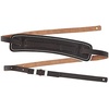 Fender Standard Vintage Guitar Strap, Black Leather(Black)
