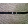 Fender Standard Vintage Guitar Strap, Black Leather(Black)