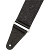 Fender Tooled Leather Guitar Strap, Guitar Accessories, 2in, Brown(Black)