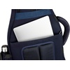 Fender Troubadour Bass Guitar Gig Bag, Padded Guitar Case with Ergonomic Backpack Straps, Weather-Resistant Waxed Canvas with 25mm Padded Protection, Professional Travel Case(Navy)