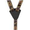 Fender Ukulele Strap, 1in, Black(Black/Yellow/Brown)