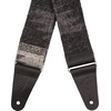 Fender Zion Guitar Strap, 2in, Black Aztec(Gray Aztec)
