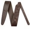 Fender Artisan Crafted Leather Guitar Strap, 2in, Black(Brown)