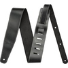 Fender Broken-In Leather Guitar Strap, Guitar Accessories, 2.5in, Tan(Black)