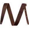Fender Essentials Economy Leather Guitar Strap, Guitar Accessories, Adjustable from 44.5″ to 53″, Tan(Brown)