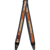 Fender George Harrison Dark Horse Logo Guitar Strap, 2in(Multi)