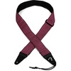 Fender Houndstooth Jacquard Guitar Strap, 2in, White(Pink)