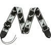 Fender Monogrammed Guitar Strap, 2in, Black/Yellow/Brown(Black/Light Grey/Dark Grey)
