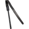 Fender Monogrammed Guitar Strap(Black Leather)