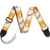 Fender Neon Monogrammed Guitar Strap, Guitar Accessories, 2in, Blue/Green(White/Brown/Yellow)