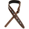 Fender Paramount Acoustic Leather Guitar Strap, Brown(Brown)