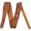 Fender Road Worn Leather Guitar Strap, 2in, Brown(Brown)