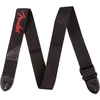 Fender Strap(Black With Red Logo)
