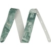 Fender Tie Dye Leather Guitar Strap, 2in, Natural(Sage Green)