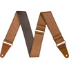 Fender Tooled Leather Guitar Strap, Guitar Accessories, 2in, Brown(Brown)