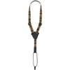Fender Ukulele Strap, 1in, Black(Black/Yellow/Brown)
