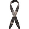 Fender Zion Guitar Strap, 2in, Black Aztec(Gray Aztec)