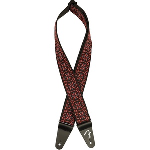 Fender 2″ Pasadena Woven Strap(Lattice Red)