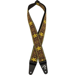 Fender 2″ Pasadena Woven Strap(Yellow Wallflower)