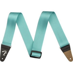 Fender Am Pro Seat Belt Guitar Strap, 2in, Mercury(Miami Blue)
