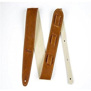 Fender Ball Glove Leather Guitar Strap, Guitar Accessories, 2.5in, Brown(Brown)