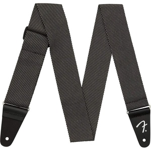 Fender Modern Tweed Guitar Strap, 2in, Gray/Black(Gray/Black)