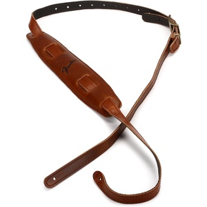 Fender Mustang Saddle Guitar Strap, 2.25in, Butterscotch, Standard(Cognac)