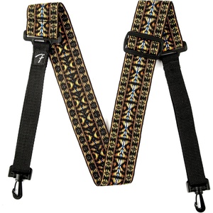 Fender Nylon Banjo Strap, Guitar Accessories, Black(Hootenanny)