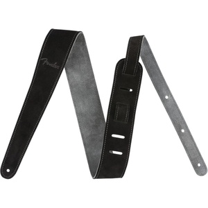Fender Reversible Suede Guitar Strap, 2in, Gray/Tan(Black/Gray)