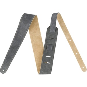 Fender Reversible Suede Guitar Strap, 2in, Gray/Tan(Gray/Tan)